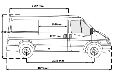 Ford Transit (2013) bérautó — Nyíregyháza — 10. kép